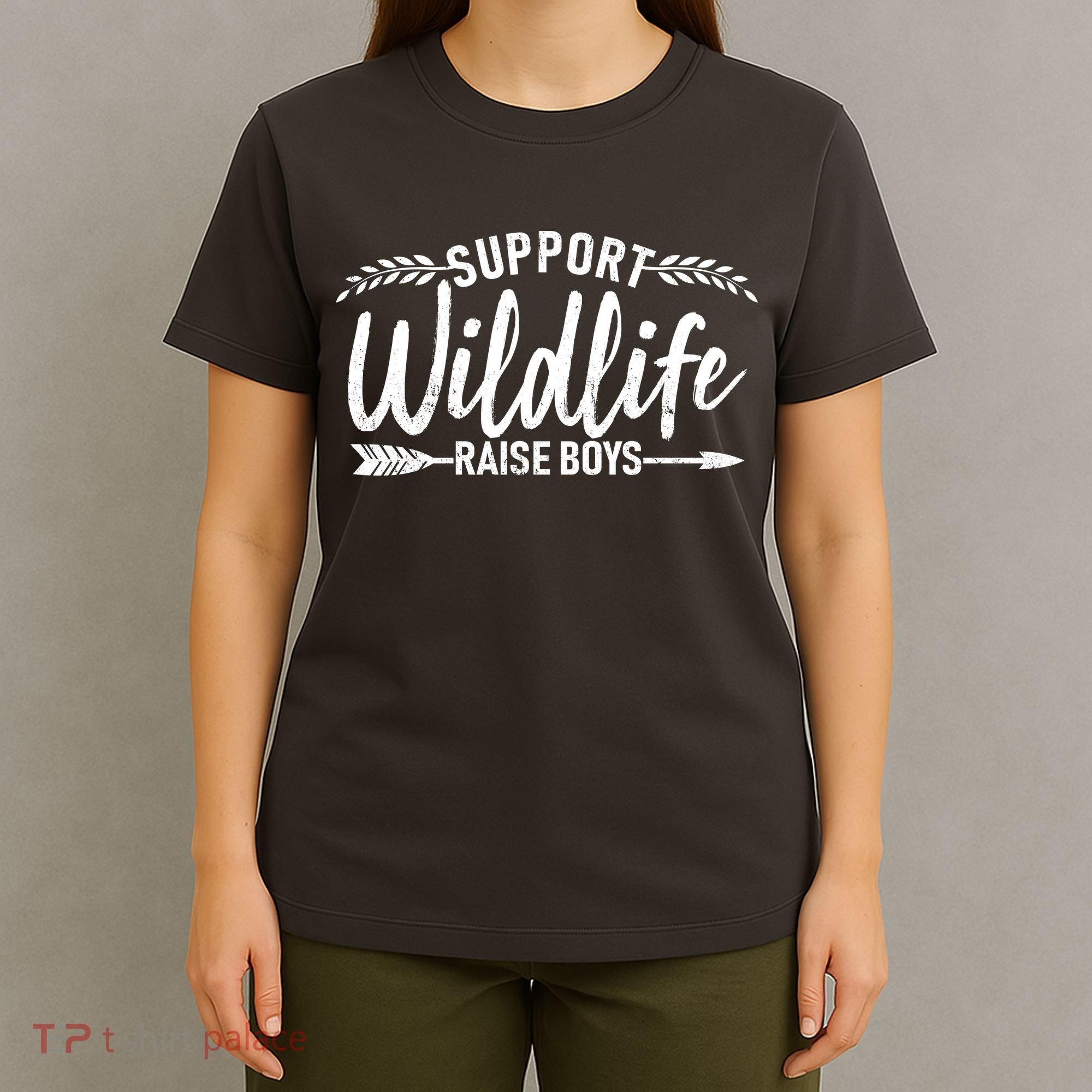 Support Wildlife Raise Boy Parents T-Shirt