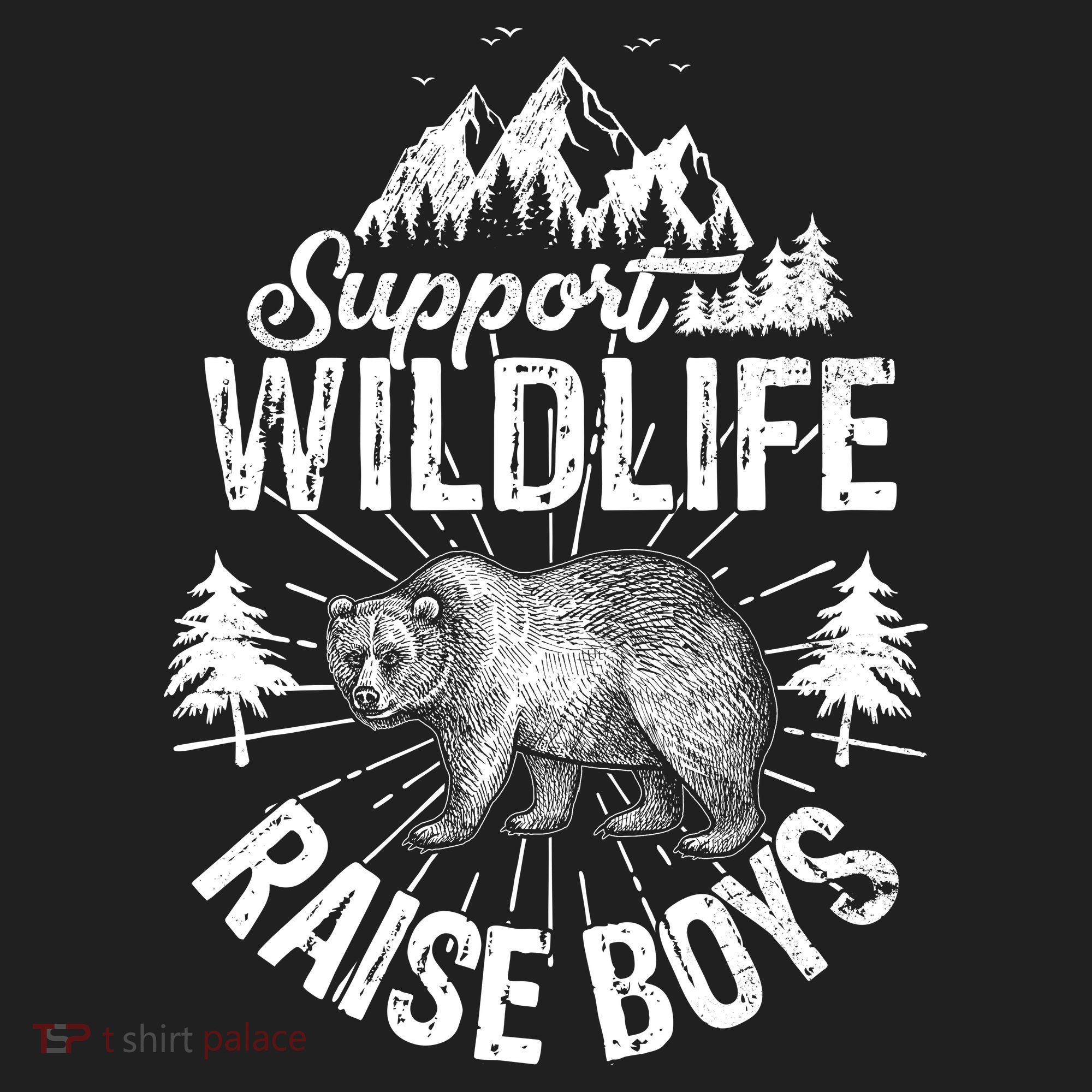 Support Wildlife Raise Boys Women's Sweatshirt