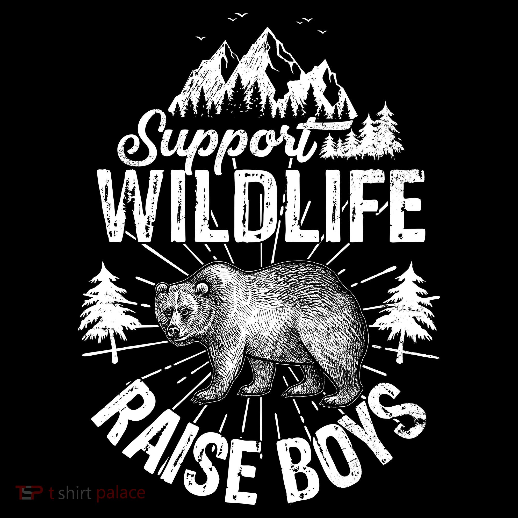 Support Wildlife Raise Boys Doggie Tank