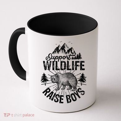 Support Wildlife Raise Boys Coffee Mug