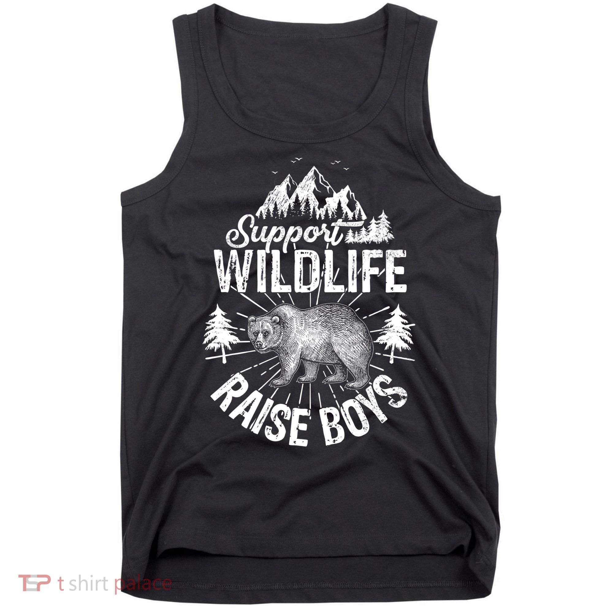Support Wildlife Raise Boys Tank Top