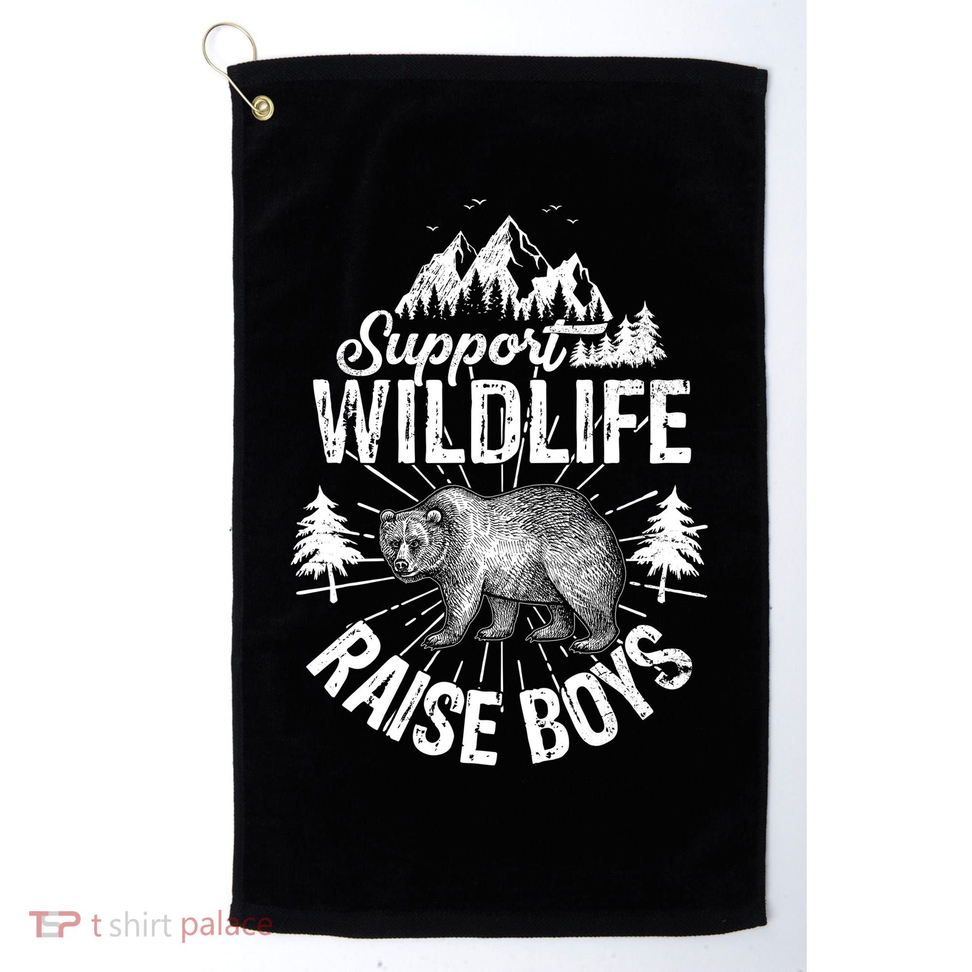 Support Wildlife Raise Boys Golf Towel