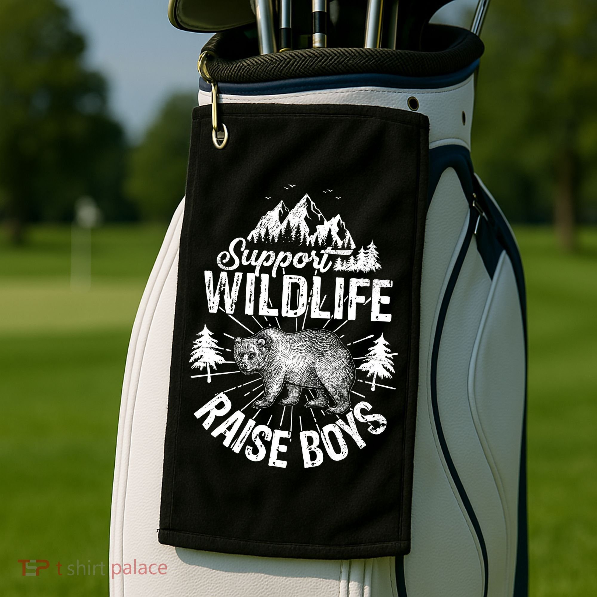 Support Wildlife Raise Boys Golf Towel