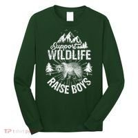 Support Wildlife Raise Boys Long Sleeve Shirt thumb 0