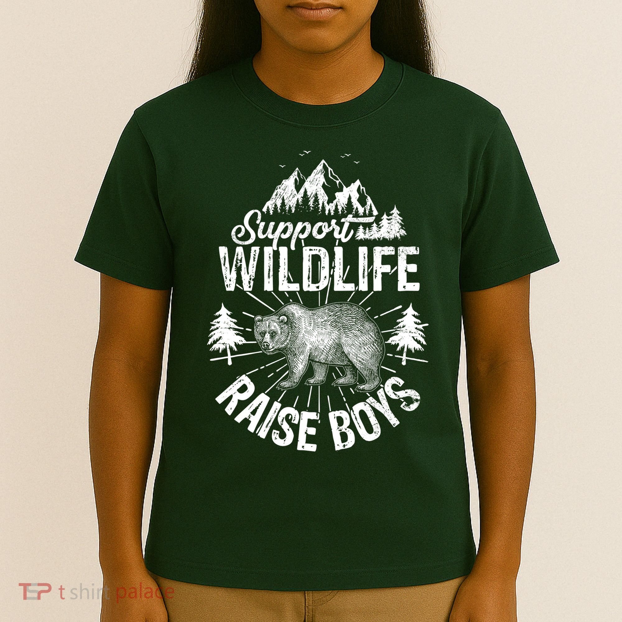 Support Wildlife Raise Boys T-Shirt