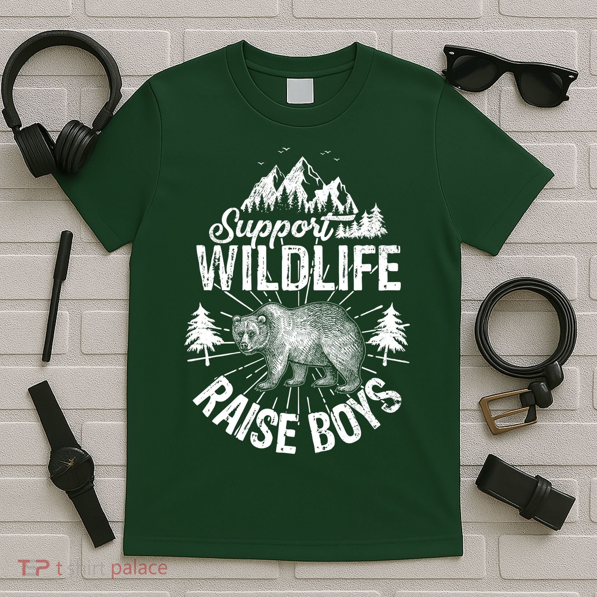 Support Wildlife Raise Boys T-Shirt