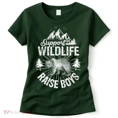 Support Wildlife Raise Boys Women's T-Shirt