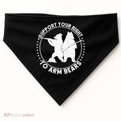 Support Your Right To Arm Bears USA-Made Doggie Bandana