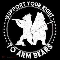 Support Your Right To Arm Bears Bucket Hat thumb 4