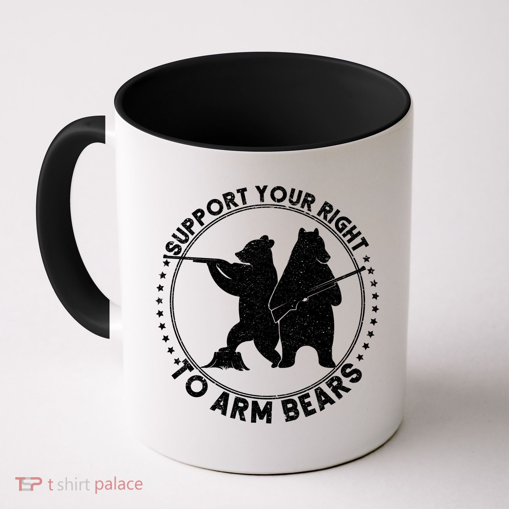 Support Your Right To Arm Bears Coffee Mug
