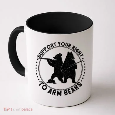 Support Your Right To Arm Bears Coffee Mug