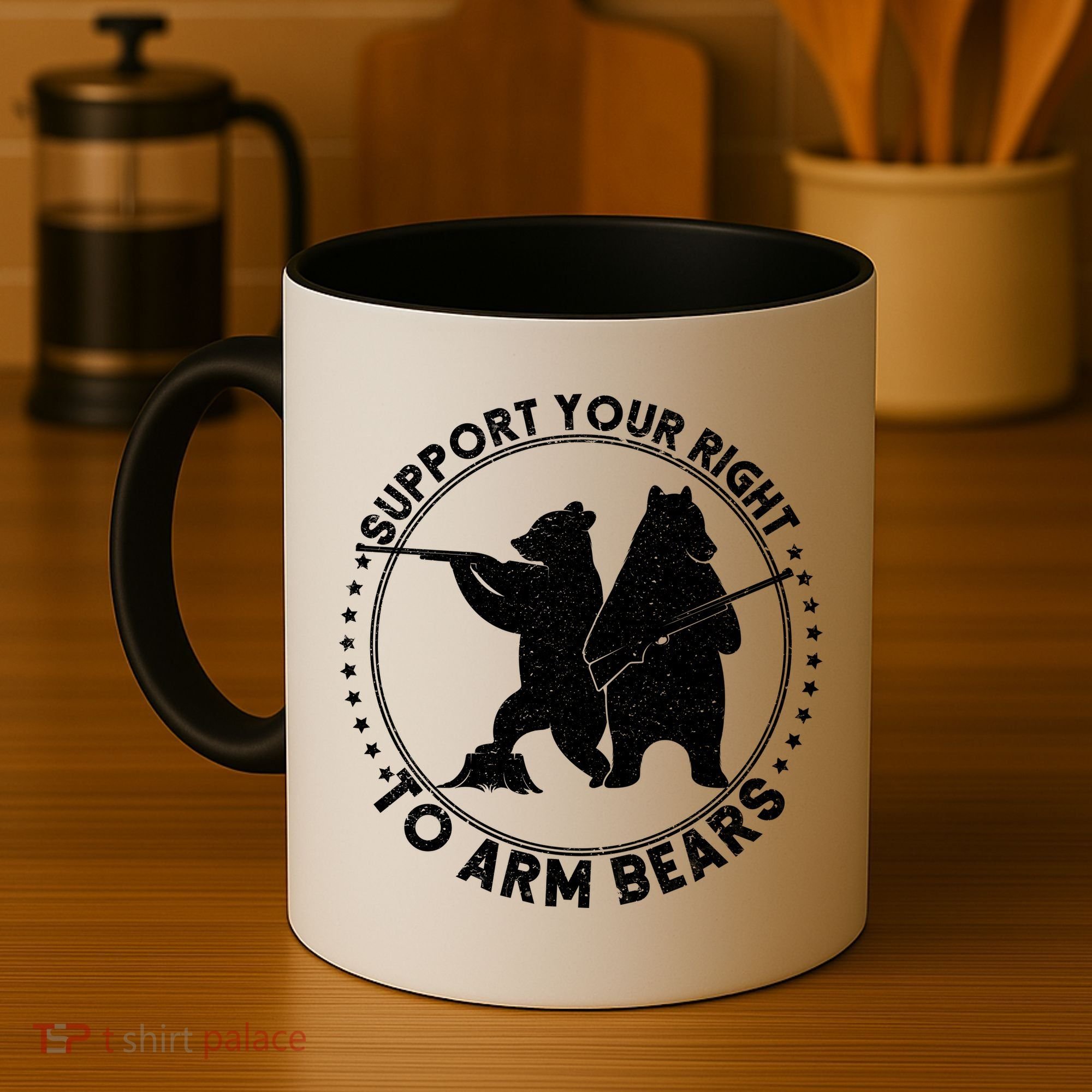 Support Your Right To Arm Bears Coffee Mug