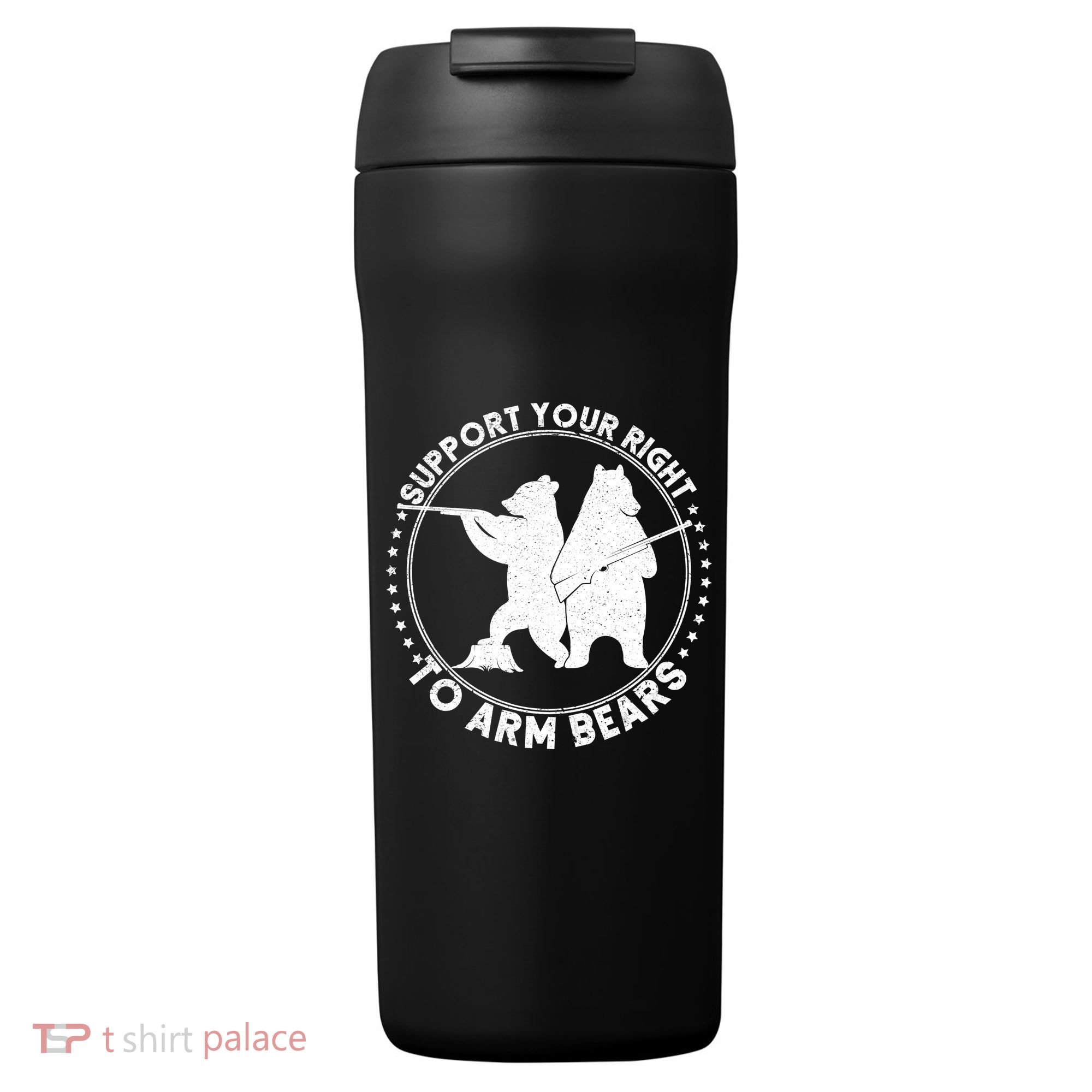 Support Your Right To Arm Bears 24oz Duet Stainless Steel Tumbler