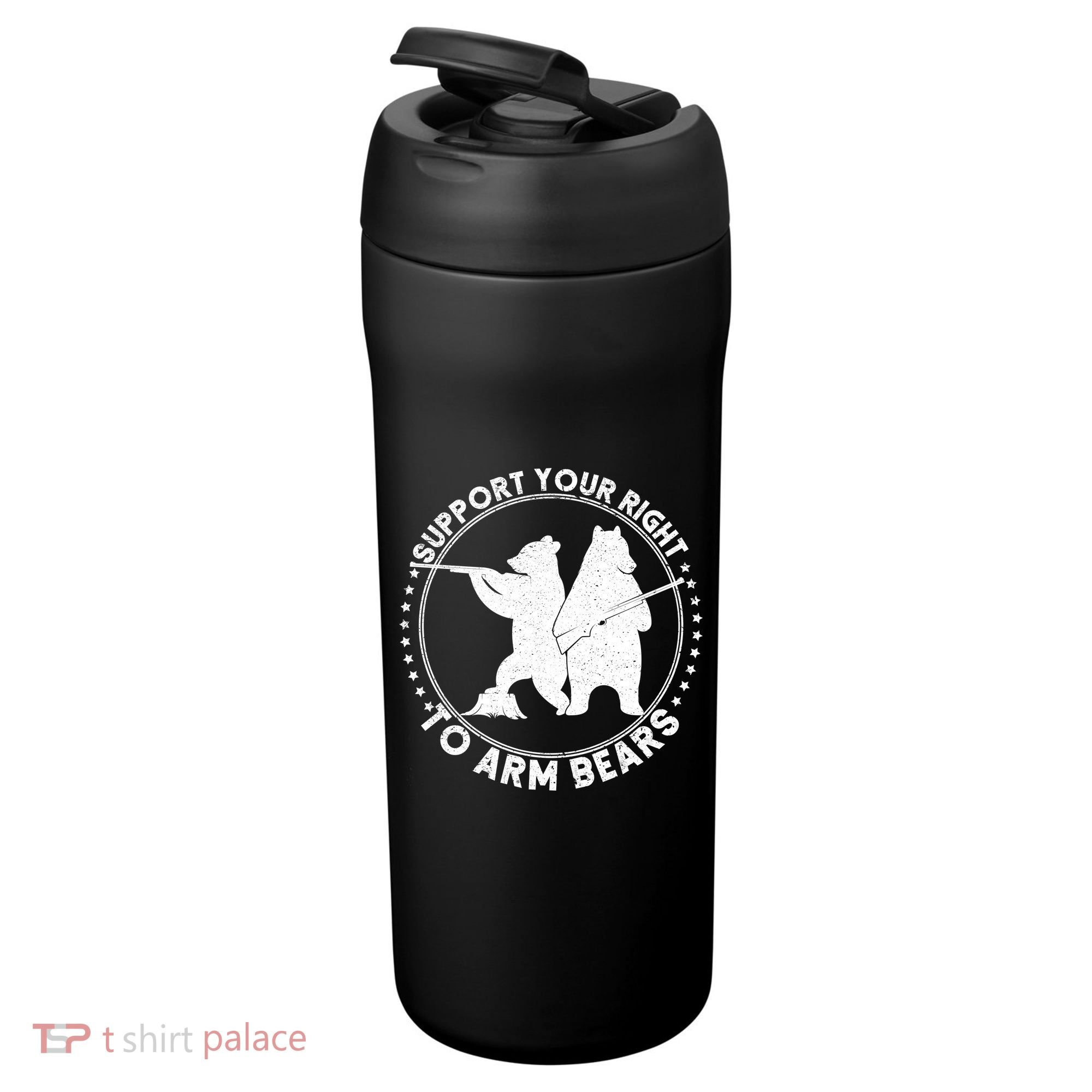 Support Your Right To Arm Bears 24oz Duet Stainless Steel Tumbler