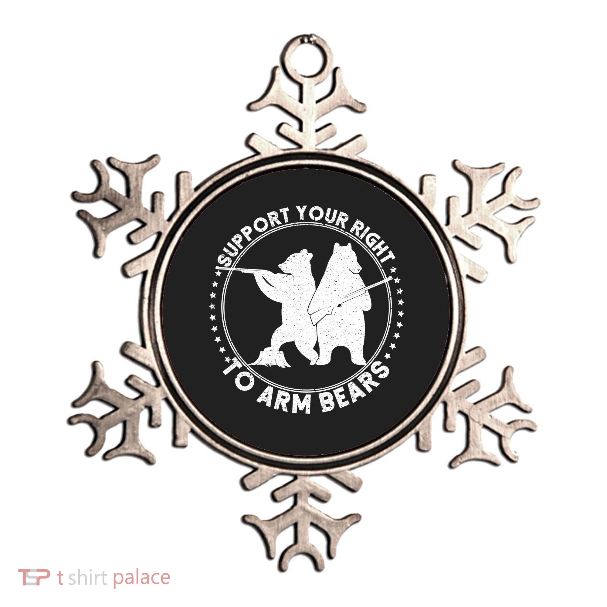 Support Your Right To Arm Bears Ornament