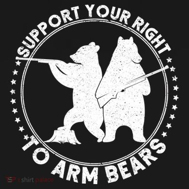 Support Your Right To Arm Bears Premium T-Shirt