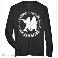 Support Your Right To Arm Bears Zone Performance Long-Sleeve T-Shirt thumb 0
