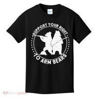 Support Your Right To Arm Bears Kids T-Shirt thumb 0