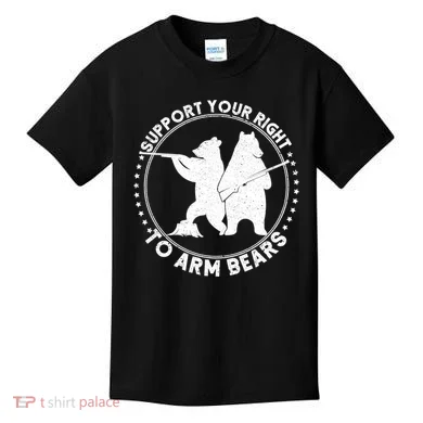 Support Your Right To Arm Bears Kids T-Shirt