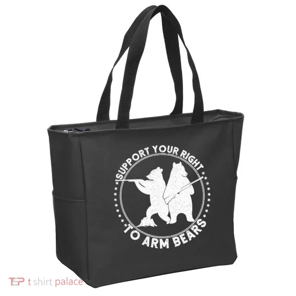 Support Your Right To Arm Bears Tote Bag