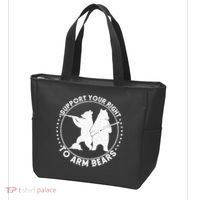 Support Your Right To Arm Bears Tote Bag thumb 3