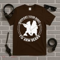 Support Your Right To Arm Bears T-Shirt thumb 5