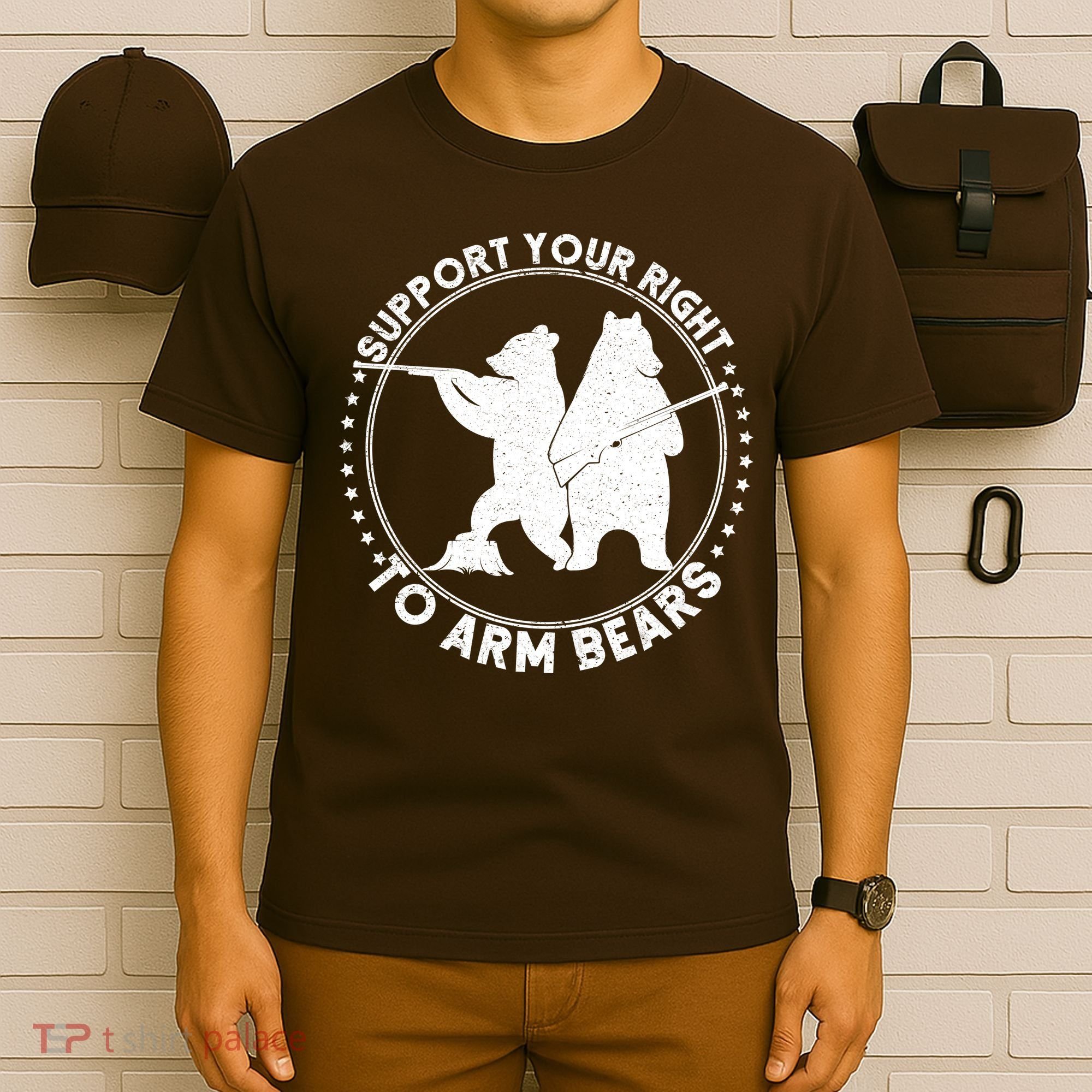 Support Your Right To Arm Bears T-Shirt