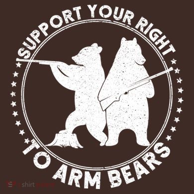 Support Your Right To Arm Bears T-Shirt