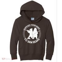 Support Your Right To Arm Bears Kids Hoodie thumb 0