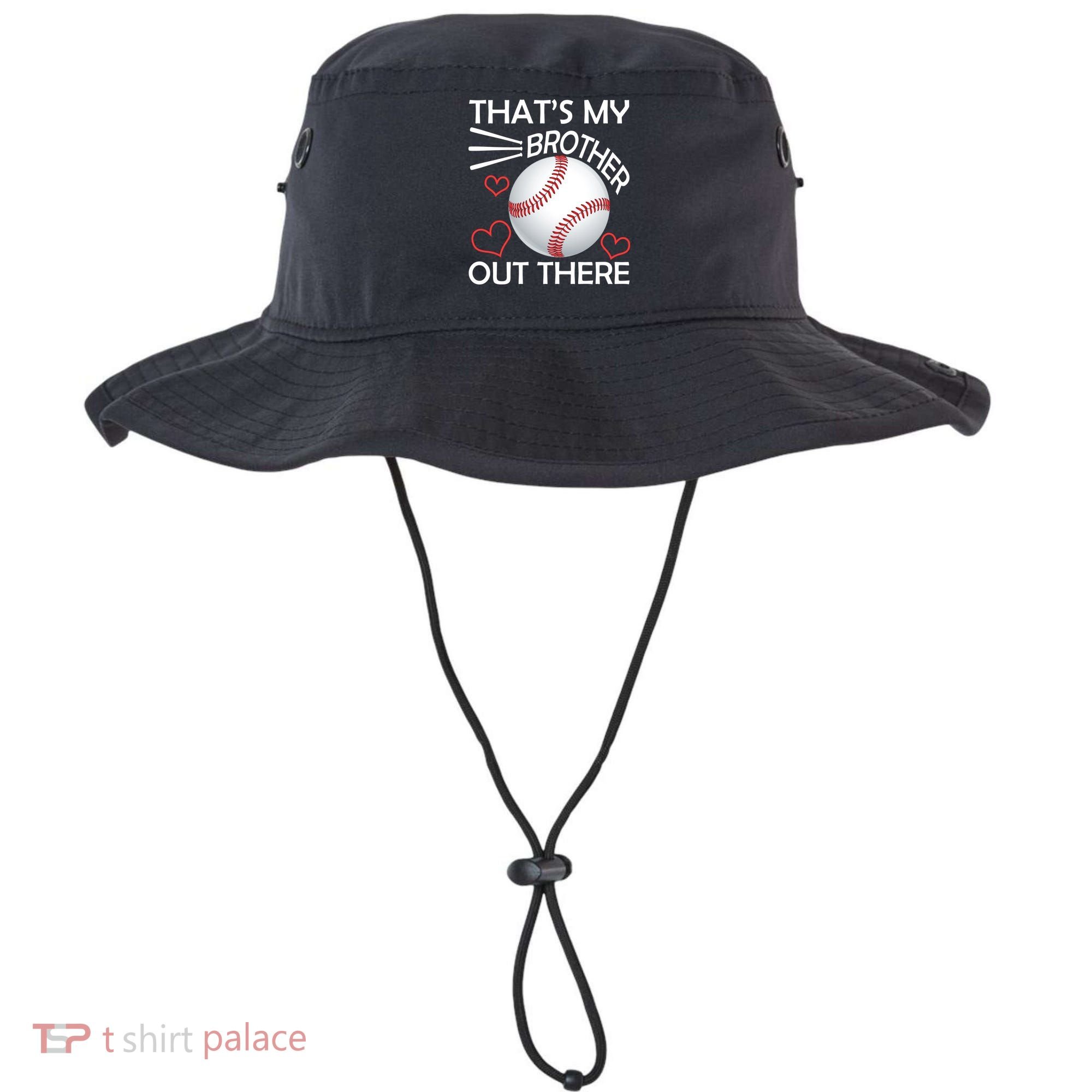 Supportive Baseball Sister That's My Brother Out There Bucket Hat