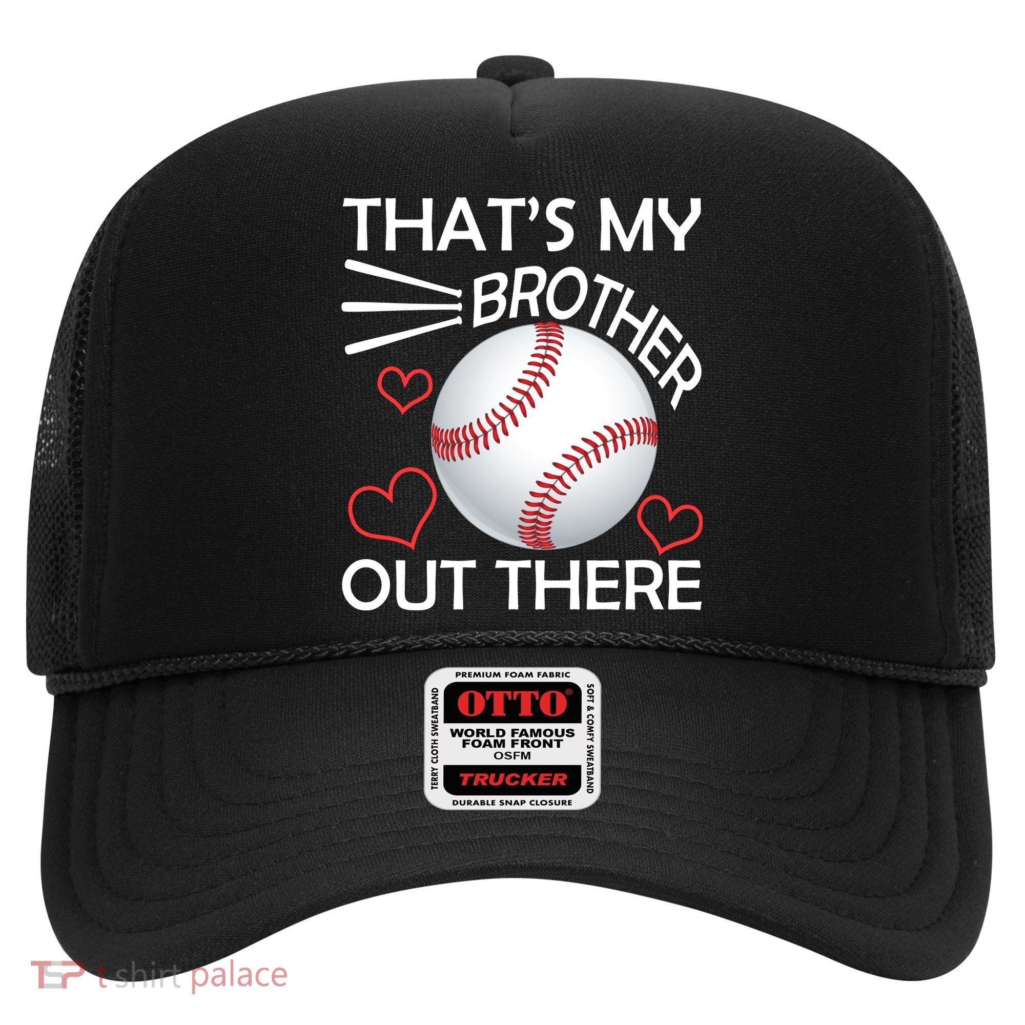 Supportive Baseball Sister That's My Brother Out There Hat