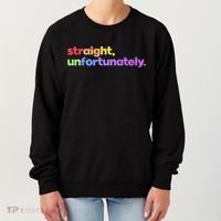 Straight Unfortunately Rainbow Pride Ally Women's Sweatshirt thumb 0