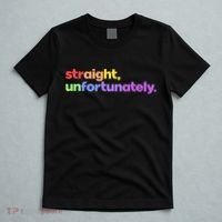 Straight Unfortunately Rainbow Pride Ally T-Shirt thumb 5