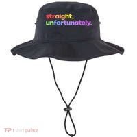 Straight Unfortunately Rainbow Pride Ally Bucket Hat thumb 0