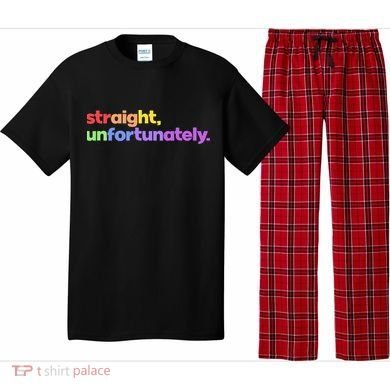 Straight Unfortunately Rainbow Pride Ally Pajama Set