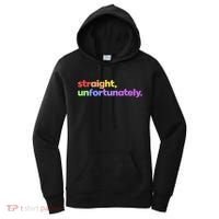 Straight Unfortunately Rainbow Pride Ally Women's Hoodie thumb 0