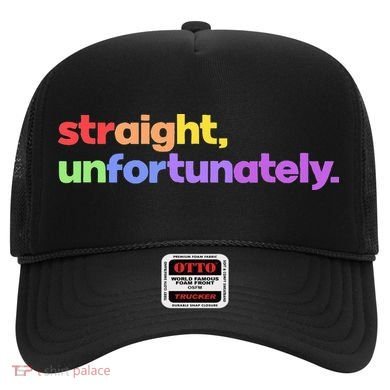 Straight Unfortunately Rainbow Pride Ally Hat