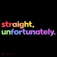 Straight Unfortunately Rainbow Pride Ally Tote Bag thumb 4