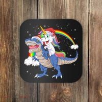 Santa Unicorn Riding Dinosaur Coaster thumb 0