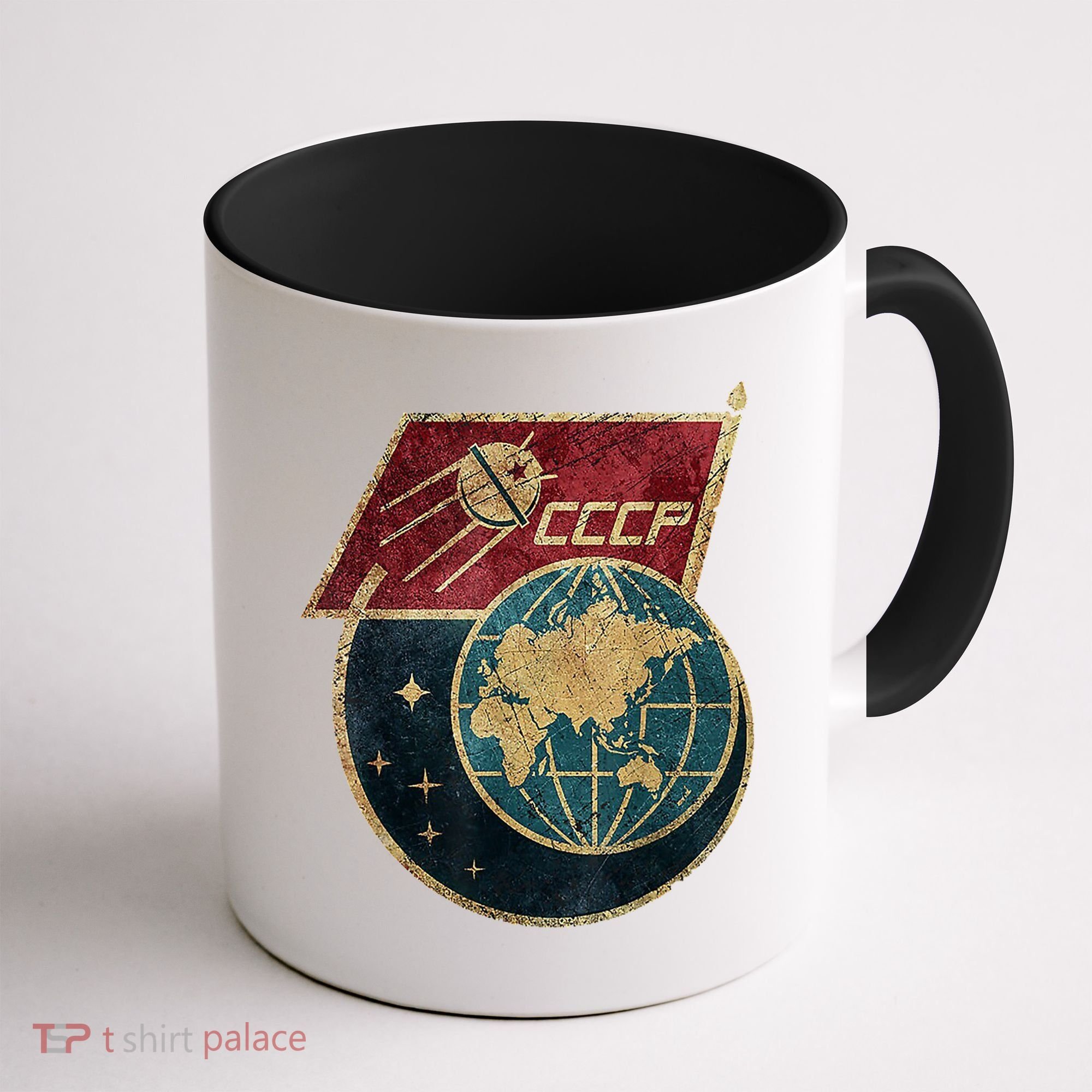 Soviet Union Russia CCCP Global Coffee Mug