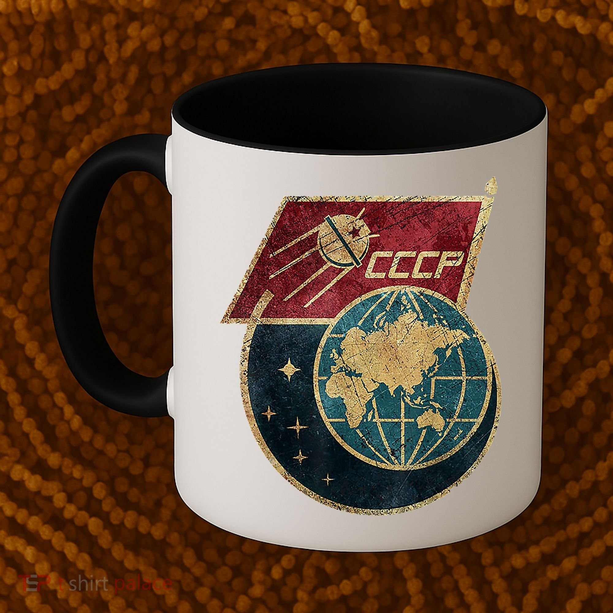 Soviet Union Russia CCCP Global Coffee Mug