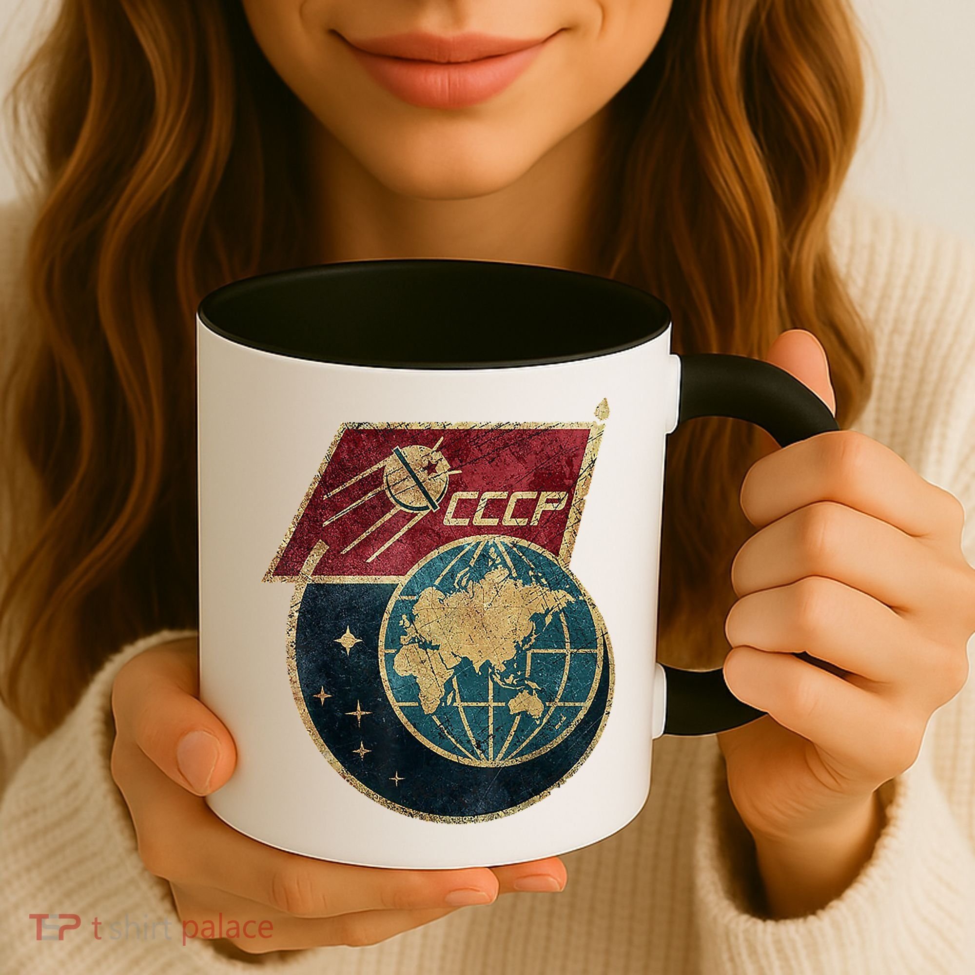 Soviet Union Russia CCCP Global Coffee Mug