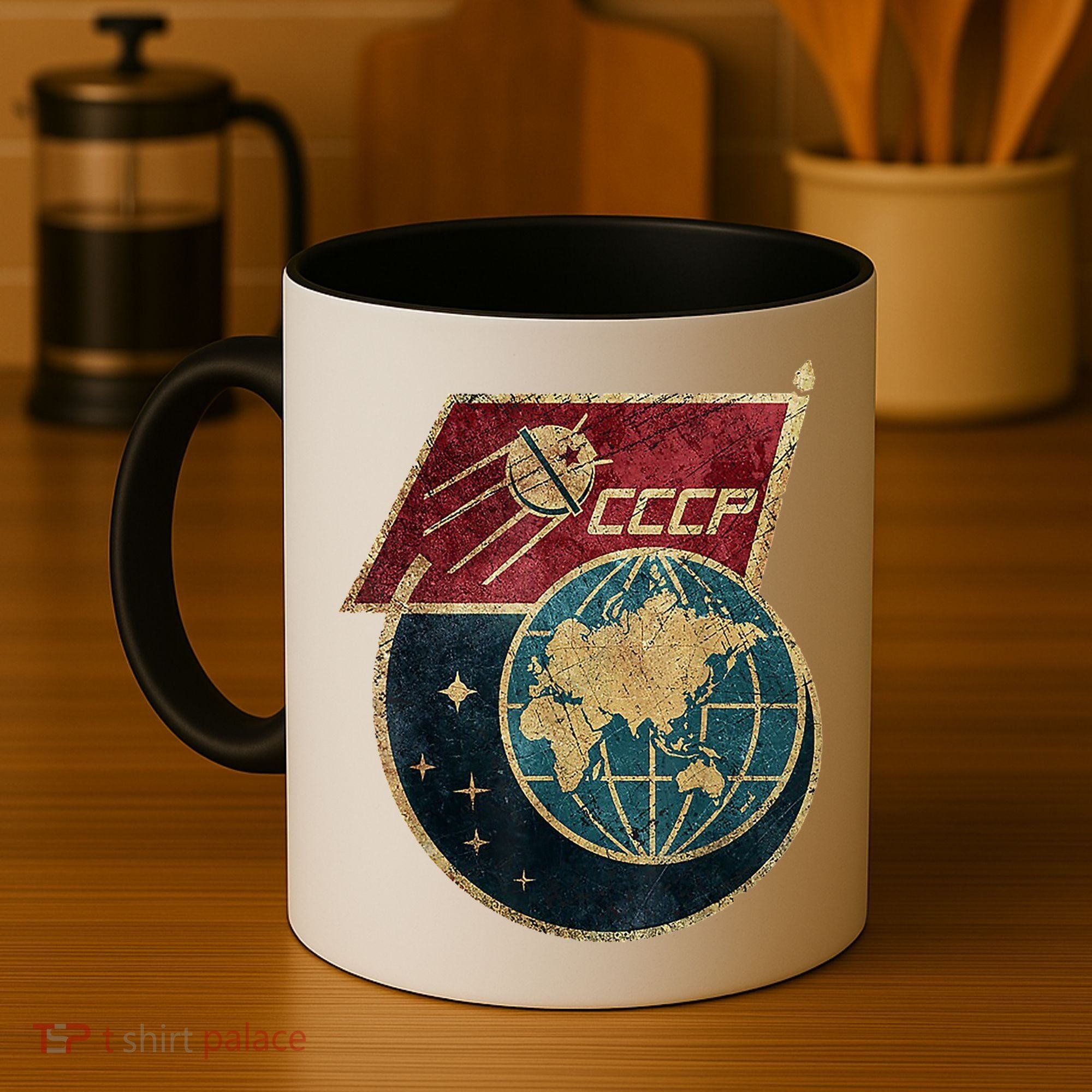 Soviet Union Russia CCCP Global Coffee Mug