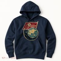 Soviet Union Russia CCCP Global Hoodie thumb 0