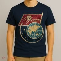 Soviet Union Russia CCCP Global T-Shirt thumb 3