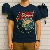 Soviet Union Russia CCCP Global T-Shirt thumb 6