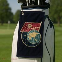 Soviet Union Russia CCCP Global Golf Towel thumb 2