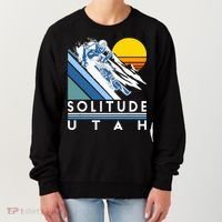 Solitude Utah Retro Ski Women's Sweatshirt thumb 0