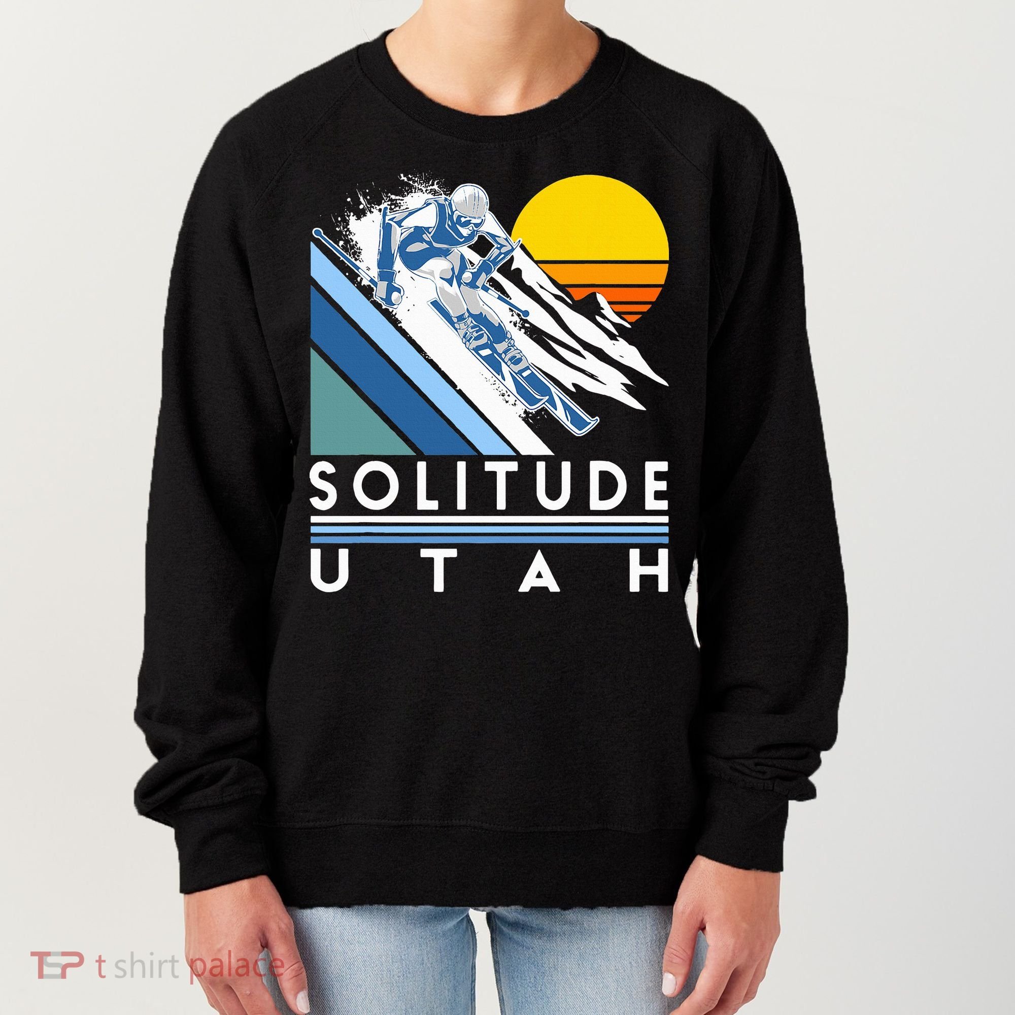 Solitude Utah Retro Ski Women's Sweatshirt