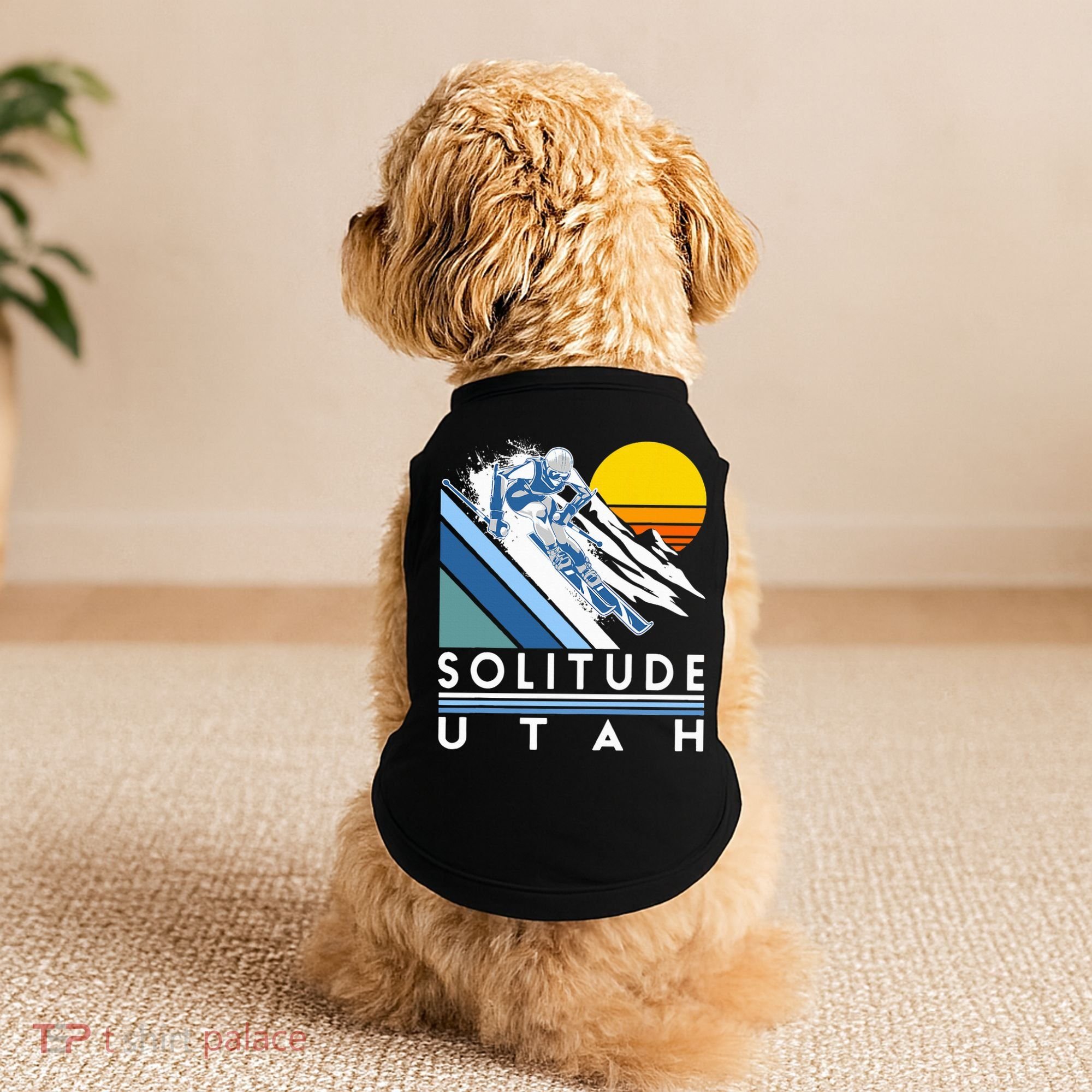 Solitude Utah Retro Ski Doggie Tank